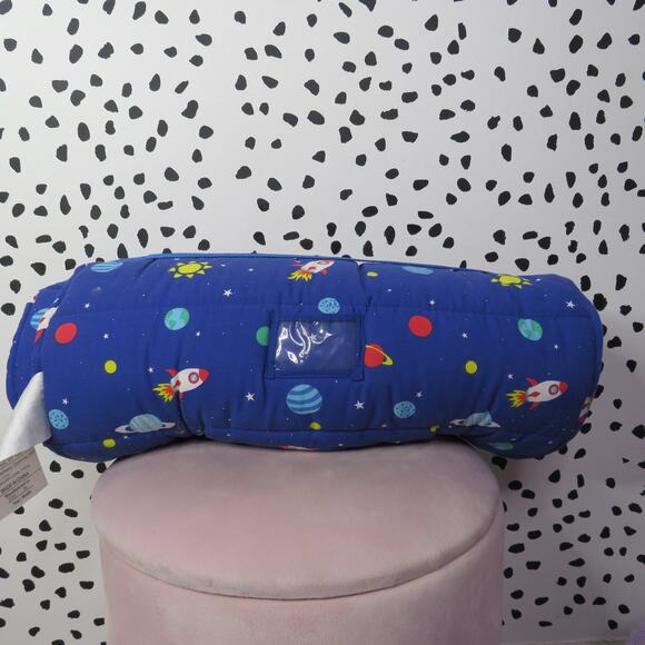 Delta Children Blue Space Theme Rocket Ship Nap Mat - Picture 1 of 6